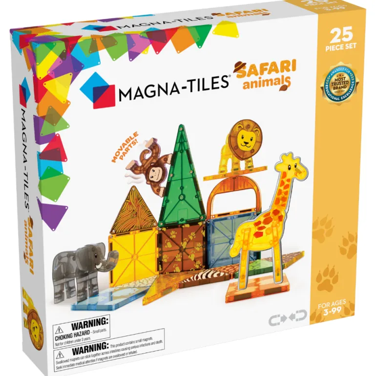 Magna Tiles - Safari Animals Set - 25 piece
