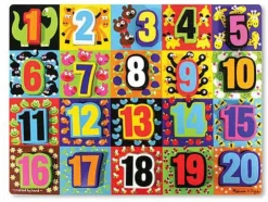 Melissa & Doug - Chunky Puzzle - Jumbo Numbers