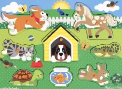 Melissa & Doug - Peg Puzzle - Pets