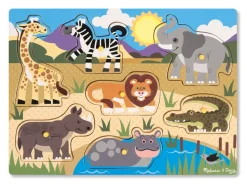 Melissa & Doug - Peg Puzzle - Safari