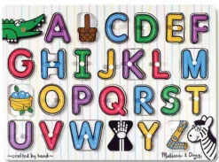 Melissa & Doug - Peg Puzzle - See Inside Alphabet