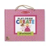 Melissa & Doug - Play Draw Create Reusable Drawing & Magnet Kit Princesses