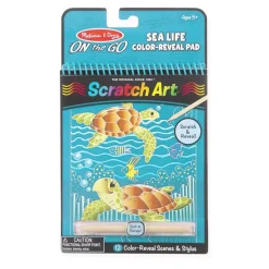 Melissa & Doug - Scratch Art - Sealife - ON the GO Travel Activity