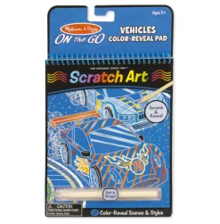 Melissa & Doug - Scratch Art - Vehicle - ON the GO Travel Activity