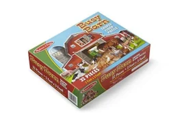 Melissa & Doug - Shaped Floor Puzzle - Busy Barn