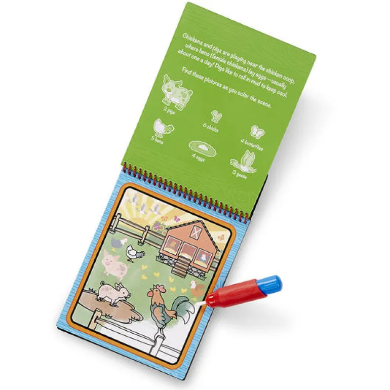 Melissa & Doug - Water WOW - On The Farm - ON the GO Travel Activity