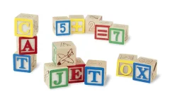 Melissa & Doug - Wooden Abc/123 Blocks