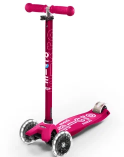 Micro - Maxi Deluxe LED Scooter - Pink