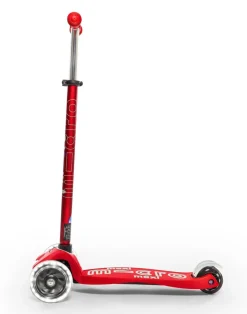 Micro - Maxi Deluxe LED Scooter - Red