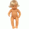 Miniland - Doll 38cm Caucasian Girl In Bag