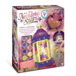 Nebulous Stars - Firefly Lantern Glass Painting