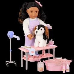 Our Generation – Scrub & Style Pet Grooming Set