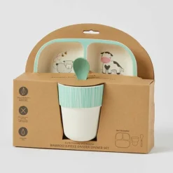 Pilbeam - Bamboo Dinner Set Fun Farm
