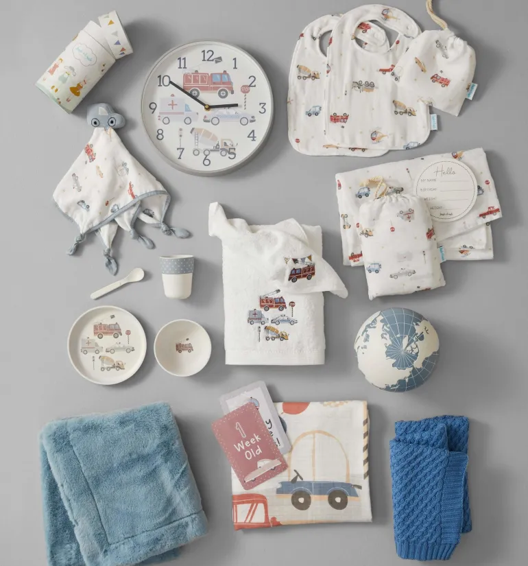 Pilbeam - Transport Milestone Muslin Set