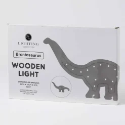 Pilbeam - Wooden Light Brontosaurus