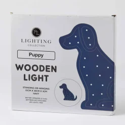 Pilbeam - Wooden Light Puppy