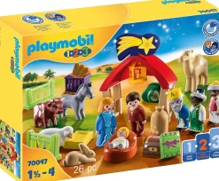 Playmobil - 1.2.3 Christmas Manger (70047)