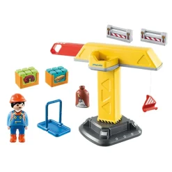 Playmobil - 1.2.3 Construction Crane (70165)