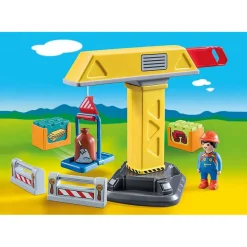 Playmobil - 1.2.3 Construction Crane (70165)