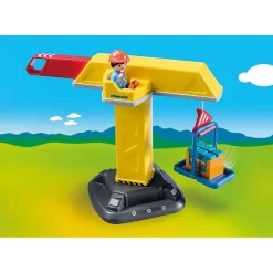 Playmobil - 1.2.3 Construction Crane (70165)
