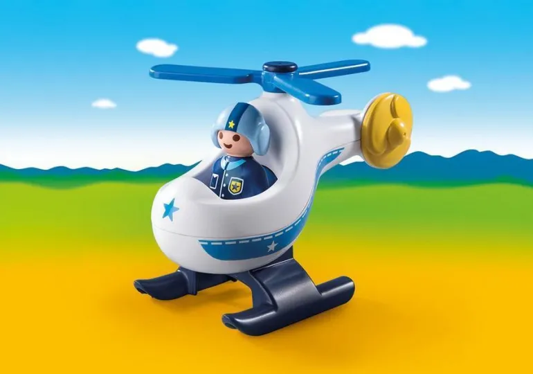 Playmobil - 1.2.3 Police Copter (9383)
