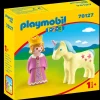 Playmobil - 1.2.3 Princess With Unicorn (70127)