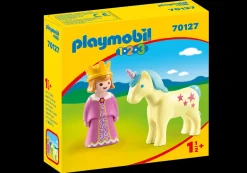 Playmobil - 1.2.3 Princess With Unicorn (70127)