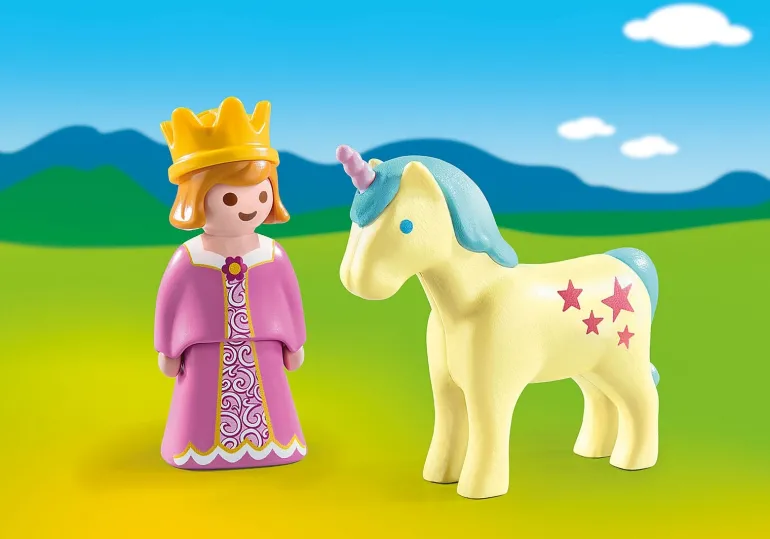 Playmobil - 1.2.3 Princess With Unicorn (70127)