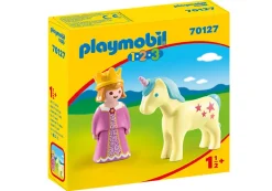 Playmobil - 1.2.3 Princess With Unicorn (70127)