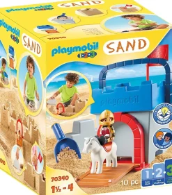 Playmobil - 1.2.3 SAND Knights Castle Sand Bucket (70340)