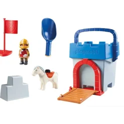 Playmobil - 1.2.3 SAND Knights Castle Sand Bucket (70340)