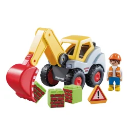 Playmobil - 1.2.3 Shovel Excavator (70125)