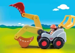 Playmobil - 1.2.3 Shovel Excavator (70125)