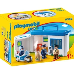 Playmobil - 1.2.3 Take Along Police Station (9382)