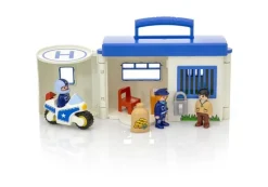 Playmobil - 1.2.3 Take Along Police Station (9382)