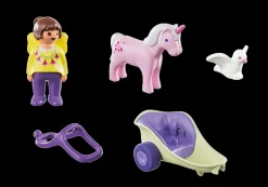 Playmobil - 1.2.3 Unicorn Carriage with Fairy (70401)