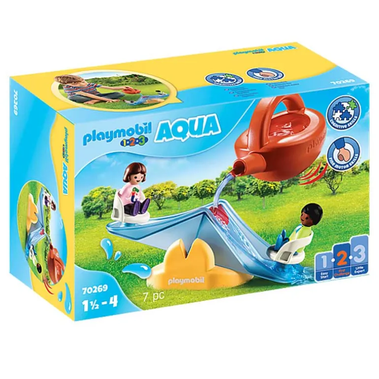Playmobil - 1.2.3 Water Seesaw With Watering Can (70269)