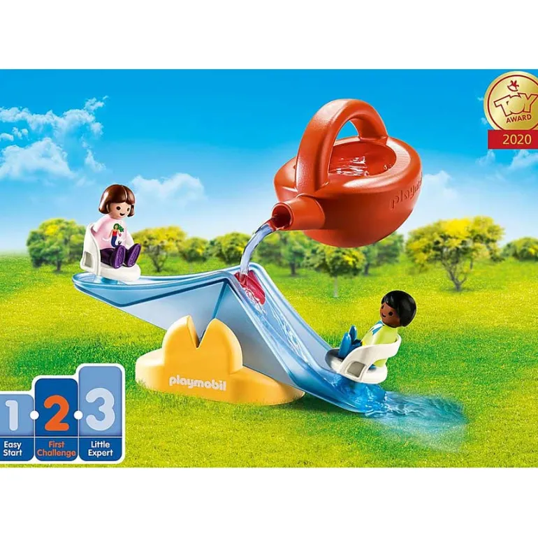 Playmobil - 1.2.3 Water Seesaw With Watering Can (70269)
