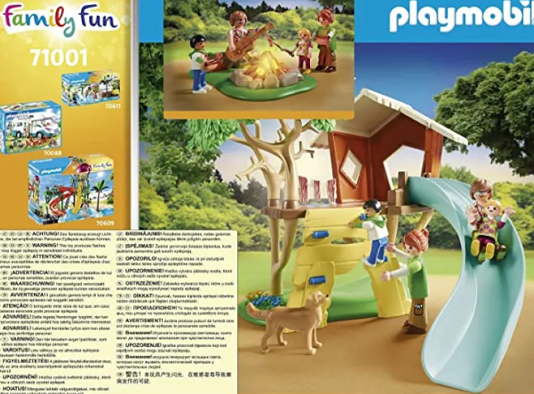 Playmobil - Adventure Treehouse With Slide (71001)