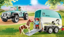 Playmobil - Car with Pony Trailer (70511)