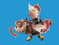 Playmobil - Dragon Racing Fishlegs And Meatlug (70729)