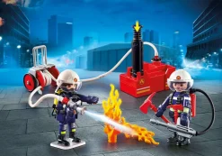 Playmobil - Fire Firefighters With Water Pump (9468)