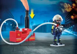 Playmobil - Fire Firefighters With Water Pump (9468)