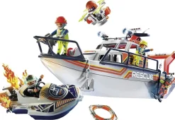 Playmobil - Fire Rescue With Personal Watercraft (70104)