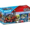 Playmobil - Forklift With Freight (70772)