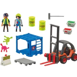 Playmobil - Forklift With Freight (70772)