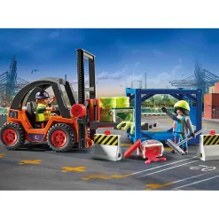 Playmobil - Forklift With Freight (70772)