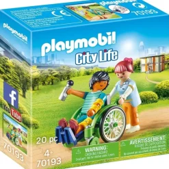 Playmobil - Hospital Patient in Wheelchair (70193)