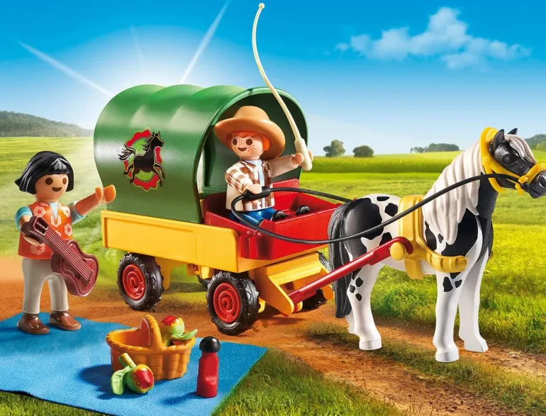 Playmobil - Picnic with Pony Wagon (6948)