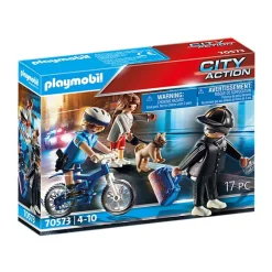Playmobil - Police Bicycle With Thief (70573)